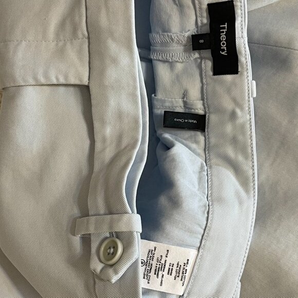 Theory Nadeema Light Blue Wide Leg Pants, Size 8. - Picture 8 of 11